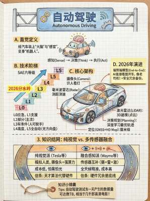自动驾驶技术原理详解(2026完整版)全解析