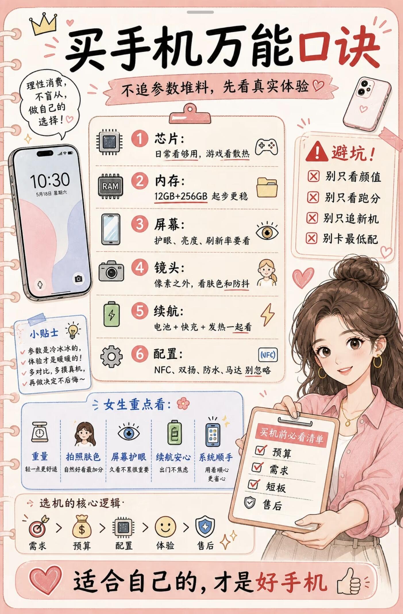 手机真实深度评测|购机避坑、参数拆解、真实体验、机型对比