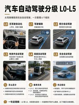 2025自动驾驶级别划分全面解析|L0-L5分级标准(最新国标版)