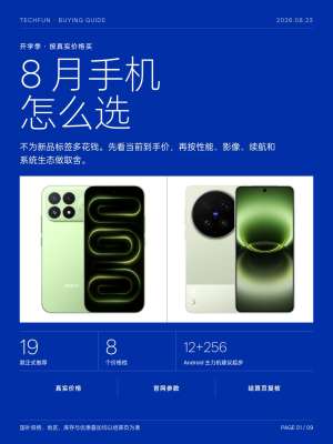 2026年8月最新手机测评|主流机型实测性能、配置与实时售价汇总