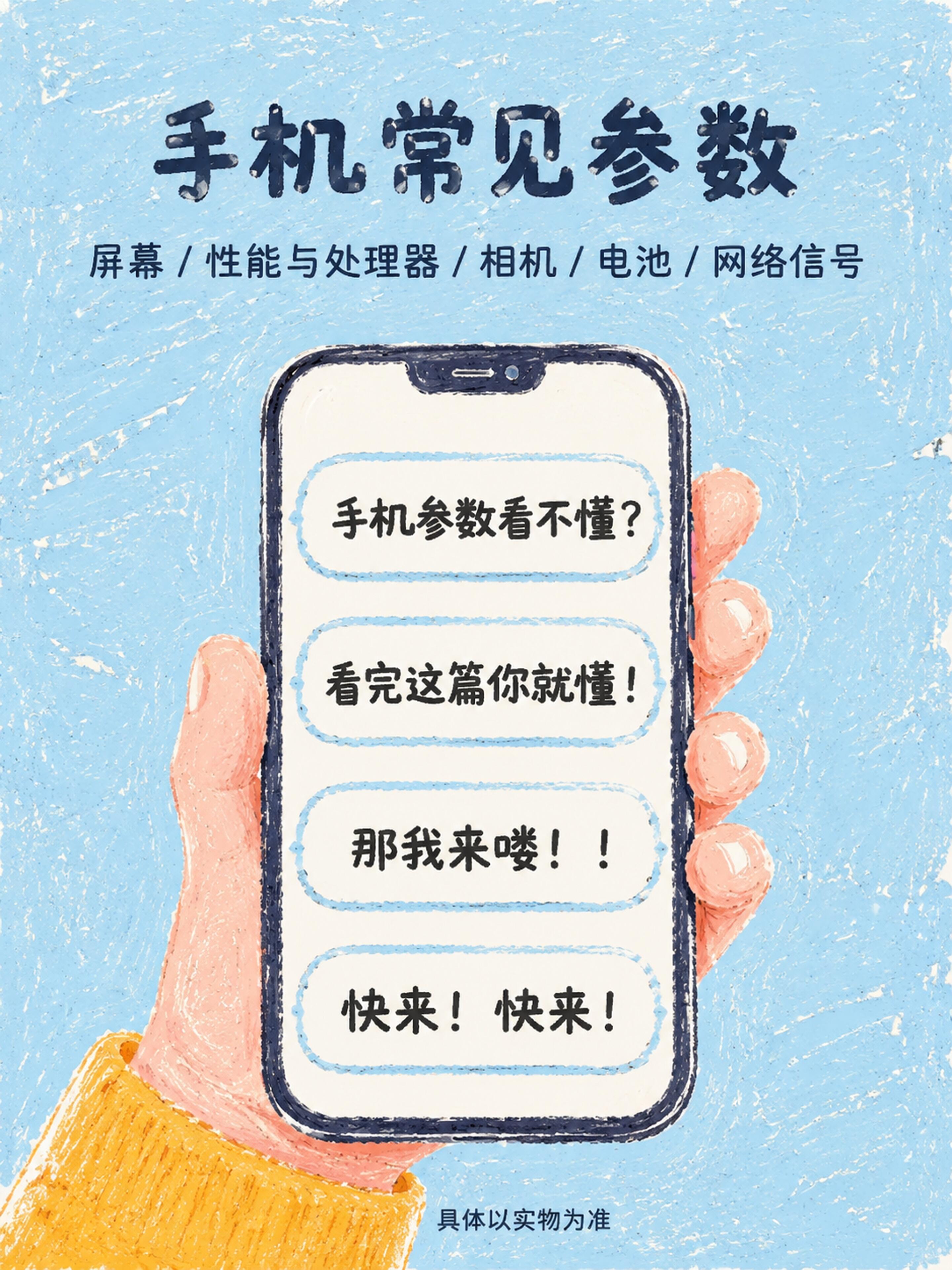 手机测评参数详解(全网通用·小白易懂·实测对标完整版)